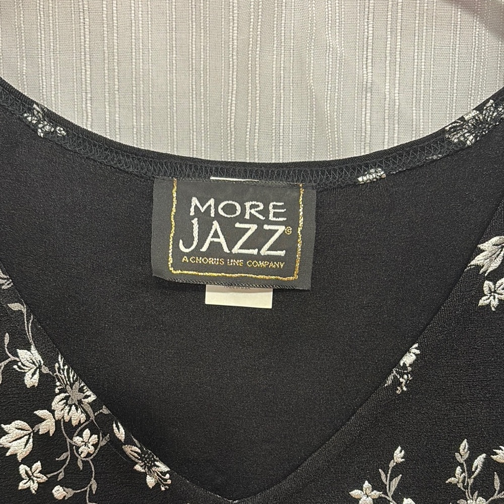 Vintage More Jazz Floral Short Sleeve Dress - Picture 2 of 8